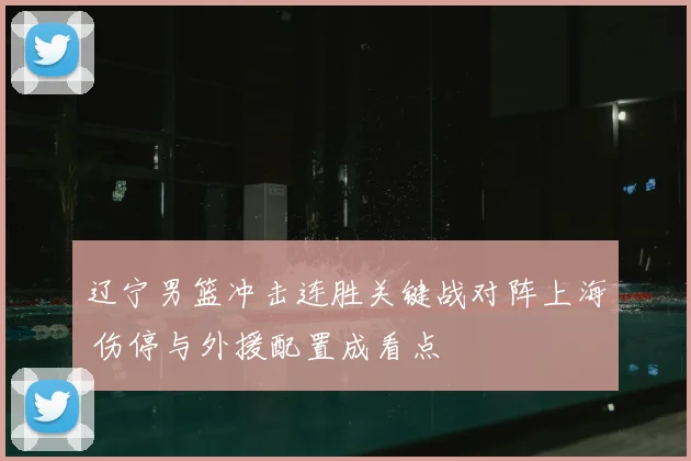辽宁男篮冲击连胜关键战对阵上海 伤停与外援配置成看点